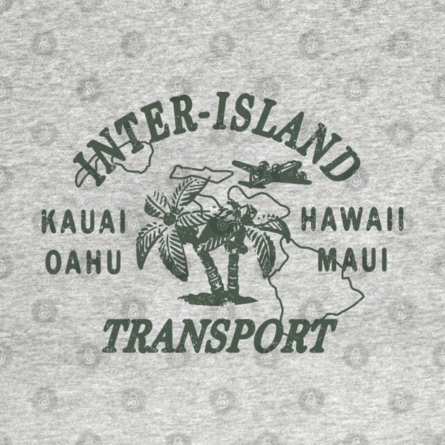 Vintage Inter-Island Airways by Buck Tee by Buck Tee